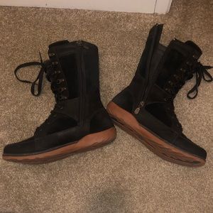 Black Chaco Zip Boots